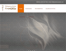 Tablet Screenshot of esteticacorpsdor.com